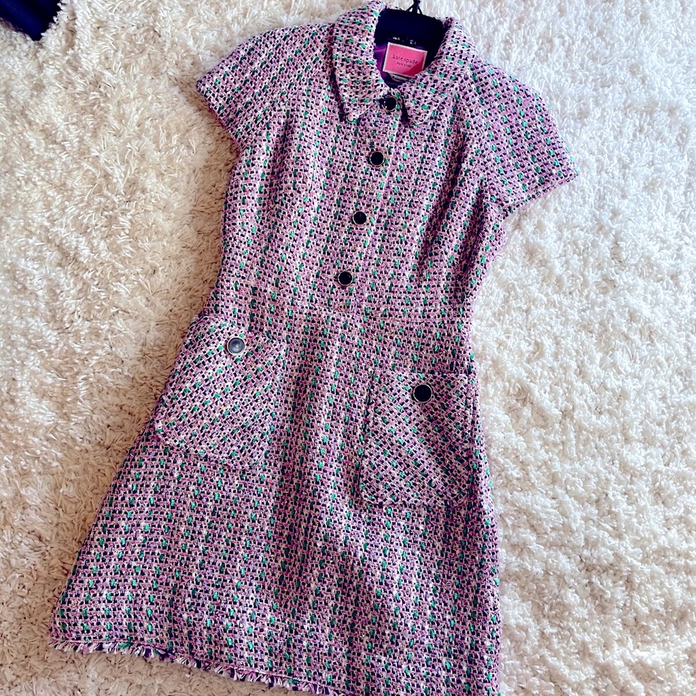 Kate Spade Enchanted Tweed Dress